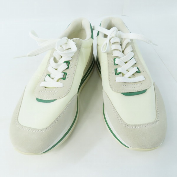 実際に弊社で買取させて頂いたLACOSTE/ラコステ ローカットスニーカー 43SMA0065082/US8.5