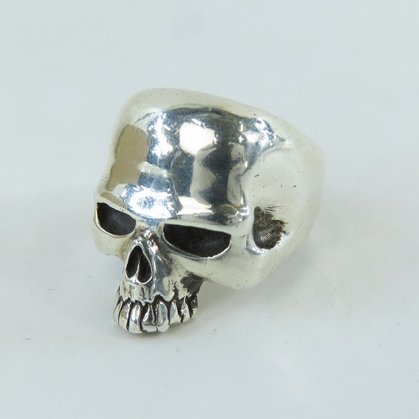 実際に弊社で買取させて頂いたCRAZY PIG/クレイジーピッグ エビルスカルリング 18.5号