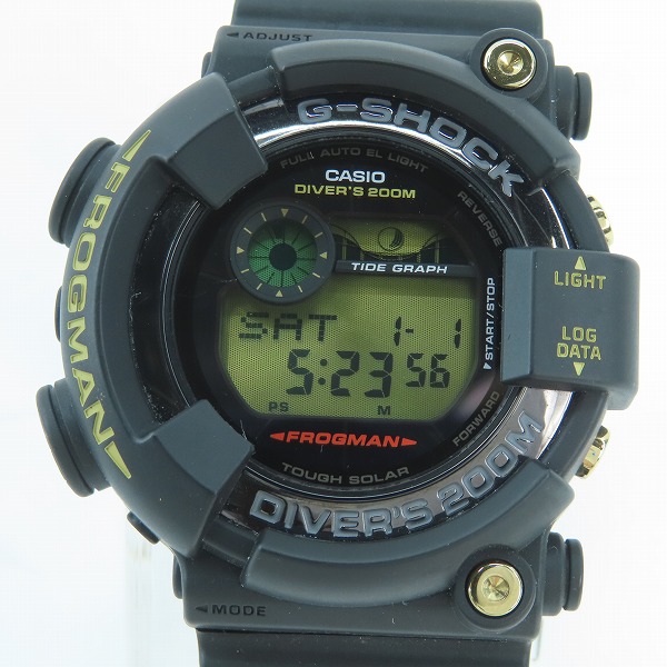 実際に弊社で買取させて頂いたG-SHOCK/Gショック 35周年 FROGMAN/フロッグマン タフソーラー GF-8235D-1BJR