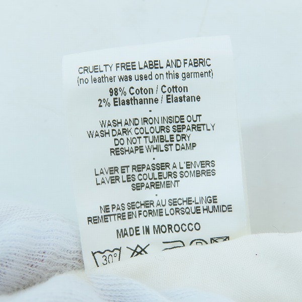 実際に弊社で買取させて頂いたApril77/エイプリル77 JOEY スキニーホワイトデニムパンツ/W34L34の画像 5枚目