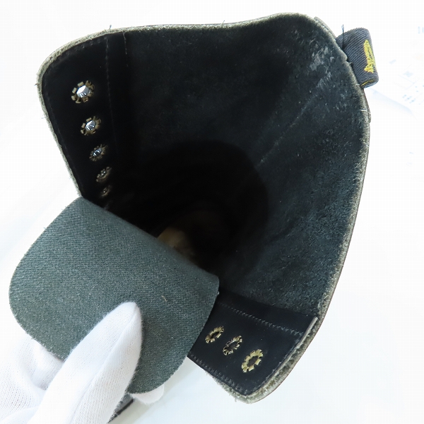 実際に弊社で買取させて頂いたDr.Martens/ドクターマーチン 14EYE BOOT/14ホールブーツ ブラック/6の画像 4枚目
