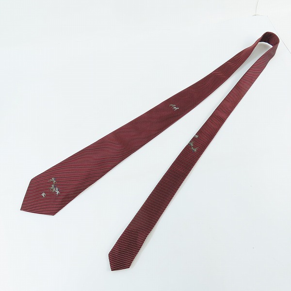 実際に弊社で買取させて頂いたBurberrys/バーバリーズ 刺繍/斜線柄 ネクタイの画像 6枚目