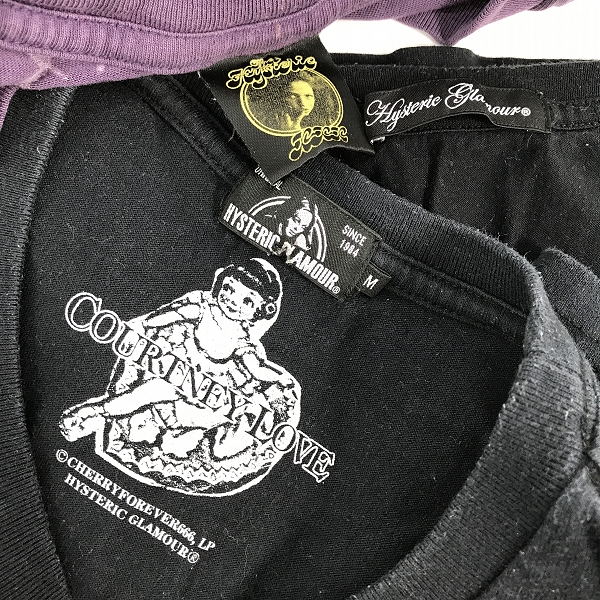 実際に弊社で買取させて頂いた【おまとめ】HYSTERIC GLAMOUR/ヒステリックグラマー Courtney Love 等 プリントTシャツ/カットソーの画像 2枚目