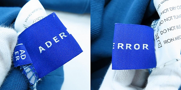 実際に弊社で買取させて頂いたMAISON KITSUNE×ADER ERROR/メゾンキツネ×アーダーエラー 21FW プルオーバー パーカー BKKFWHD01TQ1/A1の画像 2枚目