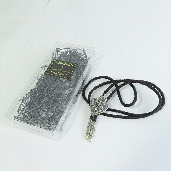 実際に弊社で買取させて頂いたGANGSTERVILLE×Galcia/ギャングスタービル×ガルシア ループタイ/ボロタイの画像 8枚目