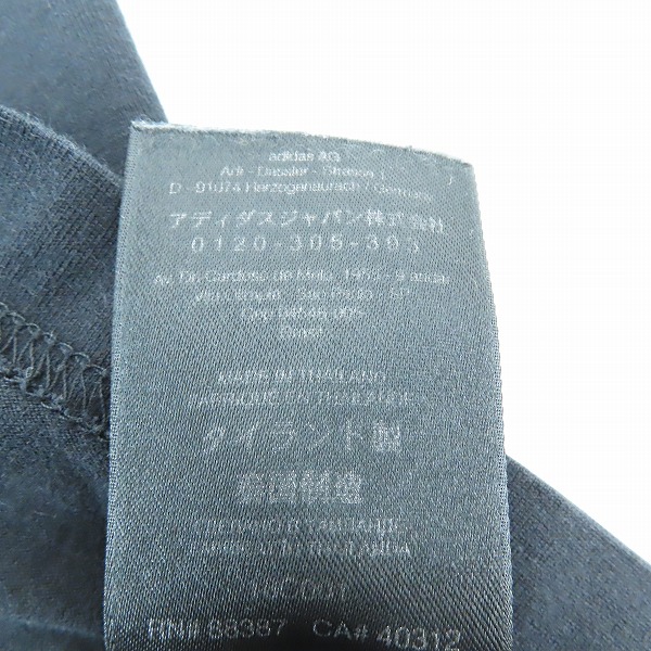 実際に弊社で買取させて頂いたY-3/ワイスリー 19AW Stacked Logo Short Sleeve Tee 半袖 ロゴ プリント Tシャツ FJ0409/Sの画像 4枚目