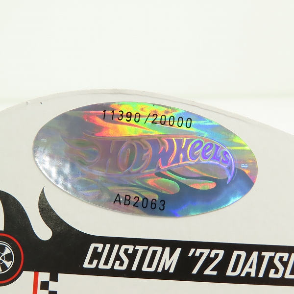 実際に弊社で買取させて頂いた【未開封】Hot Wheels/ホットウィール RED LINE CLUB 2018 SELECTIONS SERIES '72 DATSUN 240Z / '72 ダットサン 240Zの画像 4枚目