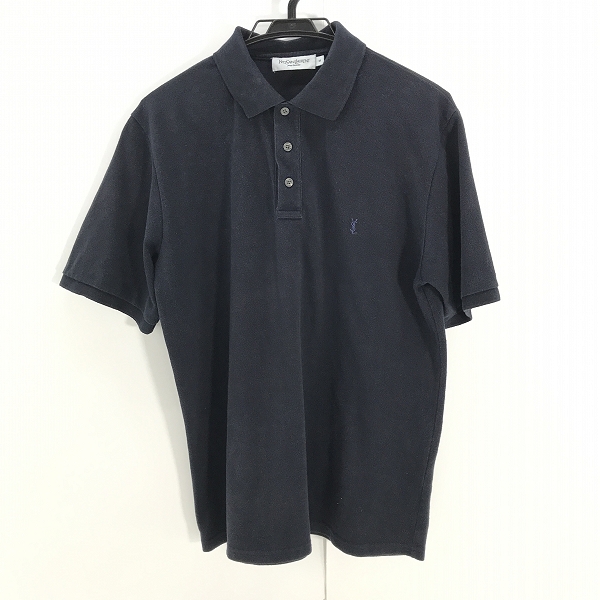 実際に弊社で買取させて頂いたYves Saint-Laurent pour homme/YSL/イブサンローラン プール オム ロゴ刺繍ポロシャツ M