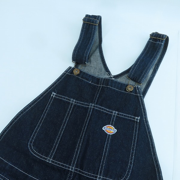 実際に弊社で買取させて頂いた【未使用】DICKIES/ディッキーズ デニム オーバーオール/サロペット  1410-2781/NAVY DENIM/Mの画像 6枚目