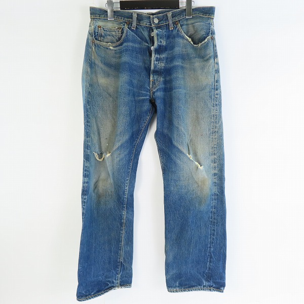 実際に弊社で買取させて頂いたLEVIS/リーバイス 501 60年代 ボタン裏刻印2 足長R ヴィンテージ/ビンテージ デニムパンツ