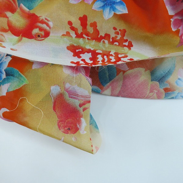 実際に弊社で買取させて頂いた【未使用】JUNYA WATANABE COMME des GARCONS/ジュンヤ ワタナベ コムデギャルソン 21AW 総柄ワンピースJI-O004/Lの画像 4枚目