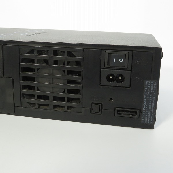 実際に弊社で買取させて頂いたSONY/ソニー PlayStation2/PS2/プレーステーション２ 本体 ミッドナイトブラック SCPH-50000 NB【簡易動作確認済】の画像 4枚目