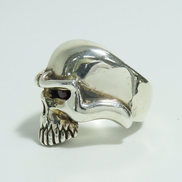 実際に弊社で買取させて頂いたTHIRTEEN DESIGNS/サーティーンデザインズ マッドスカルリング ストーンアイズ 20-21号の画像 2枚目