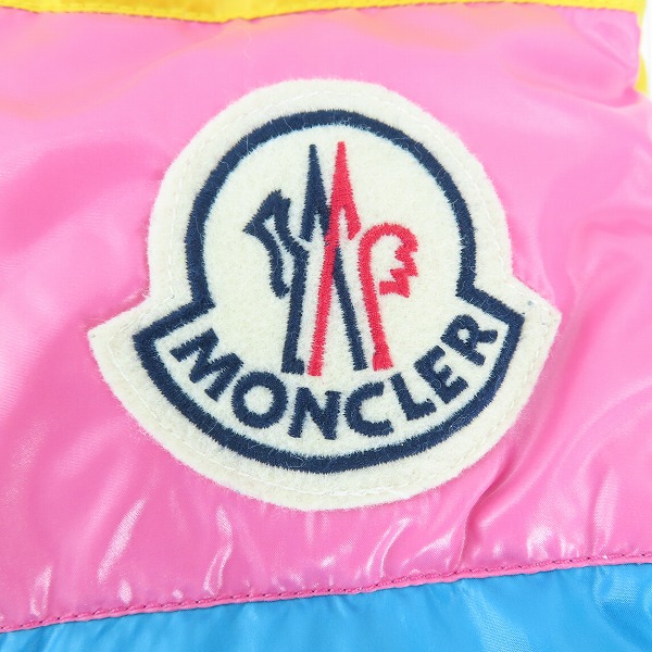 実際に弊社で買取させて頂いたMONCLER/モンクレール マルチカラー ダウンベスト  Z6H0189/48308/size 0の画像 3枚目