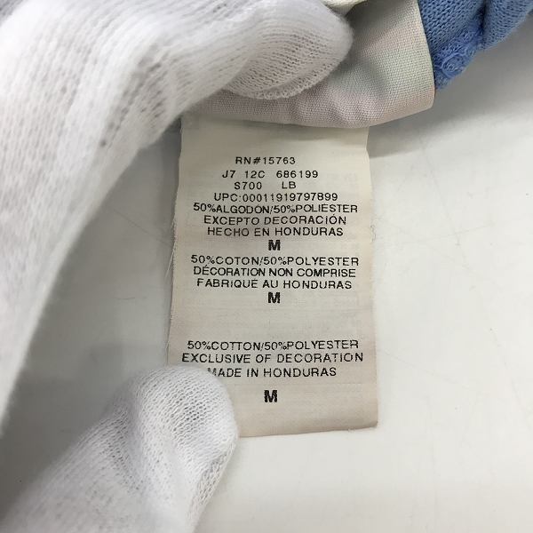 実際に弊社で買取させて頂いたChampion×PYREX VISION/チャンピオン×パイレックス ビジョン フーディ プリントパーカー ブルー/Mの画像 4枚目