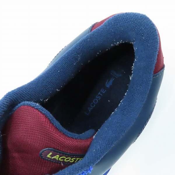 実際に弊社で買取させて頂いたLACOSTE/ラコステ スニーカー L005 222 2 SMA ネイビー/UK9の画像 4枚目