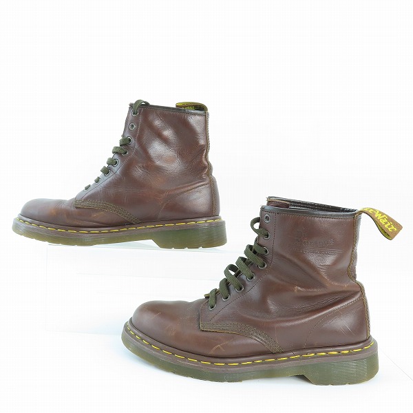 実際に弊社で買取させて頂いたDr.Martens/ドクターマーチン 1460 8ホール ブーツ MADE IN ENGLAND イングランド製 ブラウンの画像 3枚目