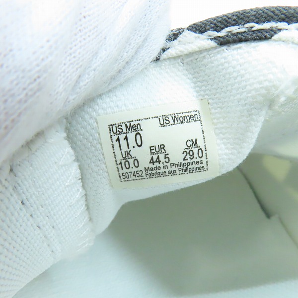 実際に弊社で買取させて頂いたVANS/バンズ CLASSIC SLIP-ON M/クラシックスリッポンミュール VN0A4P3U5GU/29の画像 5枚目