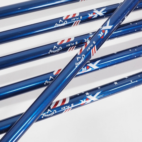 実際に弊社で買取させて頂いたCallaway/キャロウェイ XR アイアン #5～9,Pw 6本セット カーボンシャフト FLEX:Sの画像 6枚目