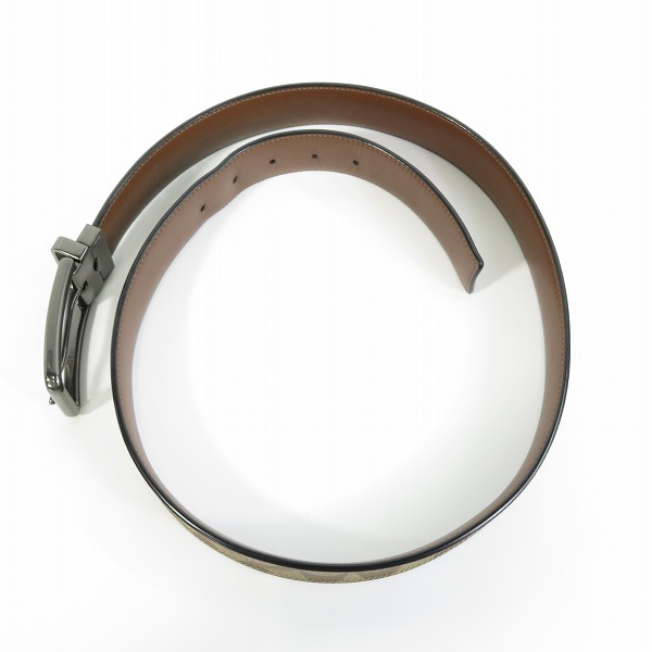 実際に弊社で買取させて頂いたCOACH/コーチ シグネチャー柄 レザーベルトの画像 6枚目