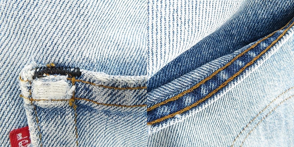 実際に弊社で買取させて頂いたLEVIS/リーバイス 85年製 501 ボタン裏刻印524 赤耳/スモールe ボタンフライ デニムパンツ/W30×L32の画像 5枚目