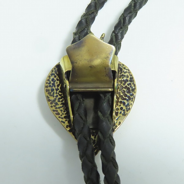 実際に弊社で買取させて頂いた(1)Gangsterville×galcia/ギャングスタービル×ガルシア TWO FACE/ダブルフェイス BOLO TIE/ボロタイ/ループタイ ブラス/真鍮の画像 2枚目