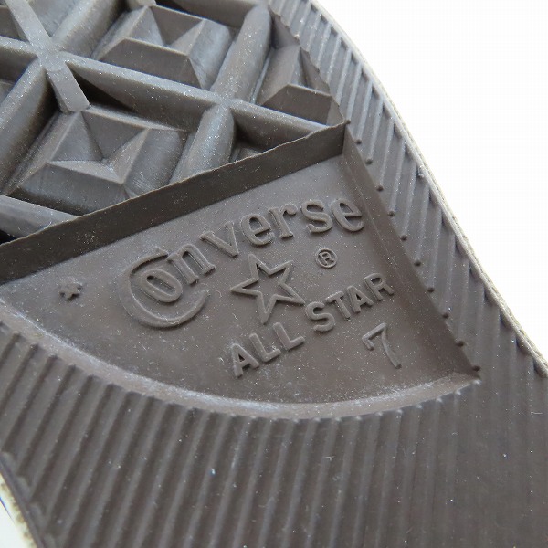 実際に弊社で買取させて頂いたCONVERSE/コンバース AS RETRO T-BAKABON HI/オールスター レトロ バカボン ハイカットスニーカー YELLOW /7の画像 6枚目