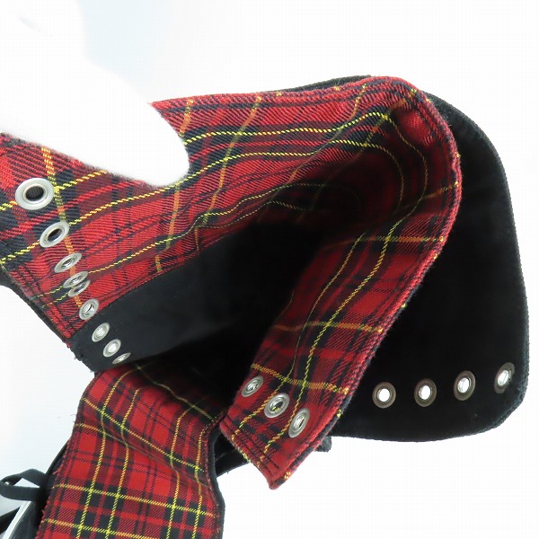 実際に弊社で買取させて頂いた【未使用】CONVERSE/コンバース ALL STAR/オールスター W-PUNK XX-HI スニーカー ブラック 1B033/27.5の画像 4枚目