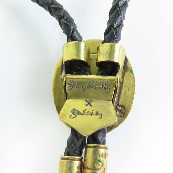 実際に弊社で買取させて頂いたGANGSTERVILLE×Galcia/ギャングスタービル×ガルシア ループタイ/ボロタイ ゴールド×シルバーの画像 5枚目