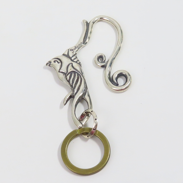 実際に弊社で買取させて頂いた（2）GANGSTERVILLE×Galcia/ギャングスタービル×ガルシア スワロー キーホルダー シルバーの画像 2枚目