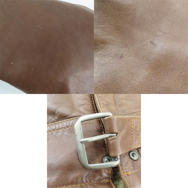 実際に弊社で買取させて頂いたBuzz Rickson's/バズリクソンズ B-2 WERBER LEATHER COAT ホースハイド フライトジャケット BR80074/44の画像 9枚目