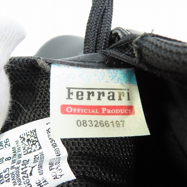 実際に弊社で買取させて頂いたPUMA×Ferrari/プーマ×フェラーリ  SF FUTURE CAT ULTRA/フューチャー キャット ウルトラ 306241-02/26.0の画像 6枚目
