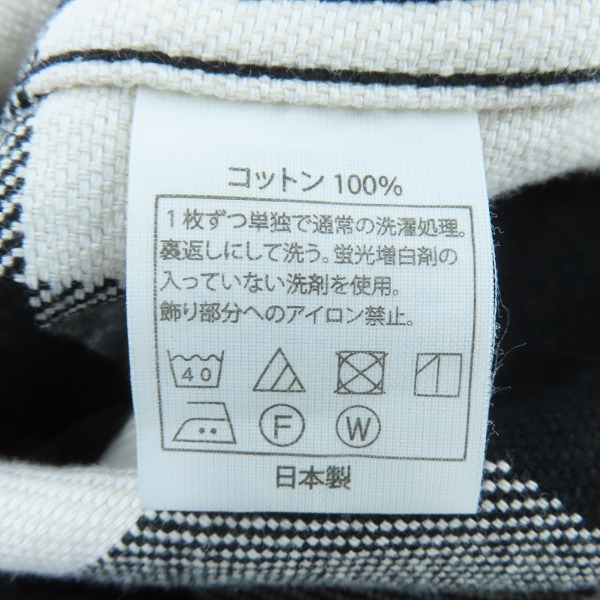 実際に弊社で買取させて頂いたCOOTIE PRODUCTIONS/クーティー 胸ポケット チェック ボタンシャツ/Sの画像 3枚目