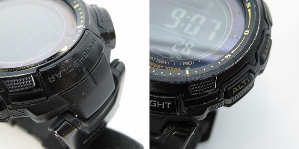 実際に弊社で買取させて頂いたCASIO/カシオ PROTREK/プロトレック トリプルセンサー PRW-1300YJの画像 8枚目