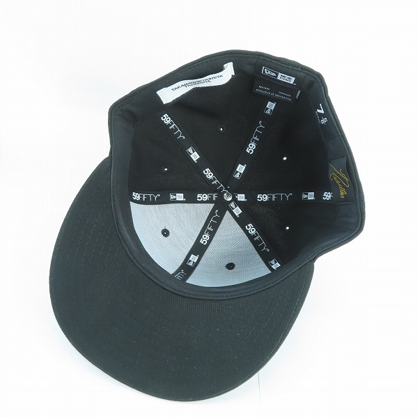 実際に弊社で買取させて頂いたNeedles × NEW ERA × TAKAHIRO MIYASHITA The Soloist/ニードルス×ニューエラ×ソロイスト ロゴ刺繡キャップ 59FIFTY 7-5/8の画像 5枚目