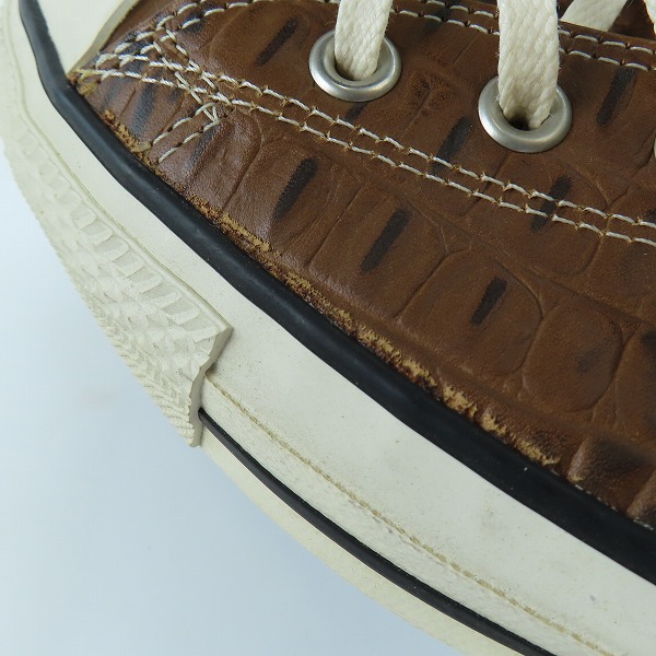実際に弊社で買取させて頂いたCONVERSE/コンバース ALL STAR CRC HI ハイカットスニーカー/BROWN/9.5の画像 7枚目