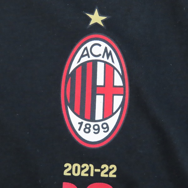 実際に弊社で買取させて頂いた【未使用】PUMA/プーマ ACミラン 2022 優勝記念 Tシャツ 773507/Lの画像 5枚目