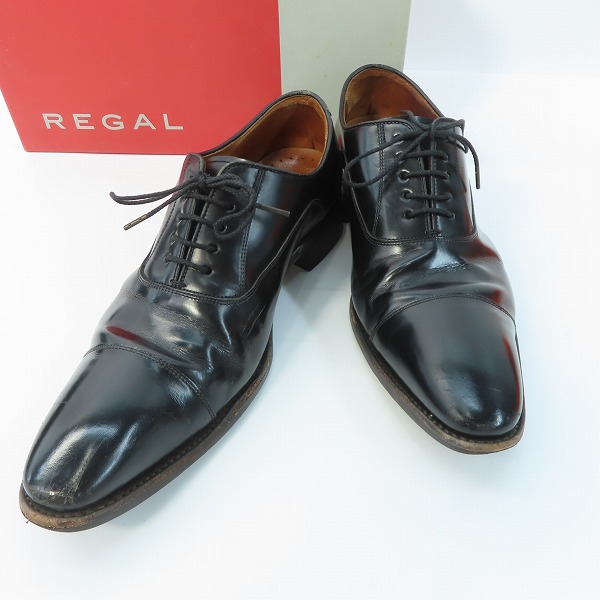 実際に弊社で買取させて頂いたREGAL/リーガル ストレートチップ レザー ビジネスシューズ 315R/26