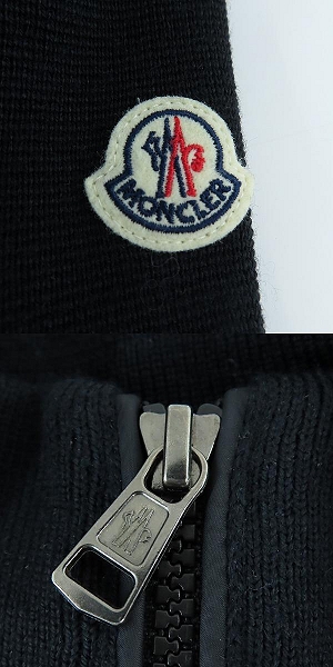 実際に弊社で買取させて頂いた【JPタグ】MONCLER/モンクレール CARDIGAN TRICOT ニット切替 ダウンジャケット H20919B50700 A9341/Lの画像 7枚目