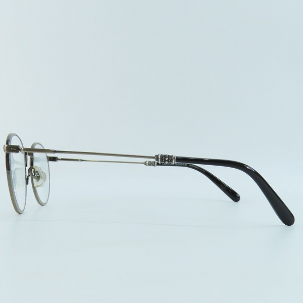 実際に弊社で買取させて頂いたCHROME HEARTS/クロムハーツ JUCIFER 1/ラウンド型/丸型 眼鏡/メガネフレーム ASの画像 1枚目