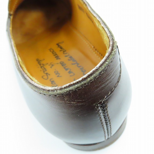 実際に弊社で買取させて頂いたJalan Sriwijaya×UNITED ARROWS/ジャランスリウァヤ×ユナイテッドアローズ コインローファー ブラウン 98857/38の画像 6枚目