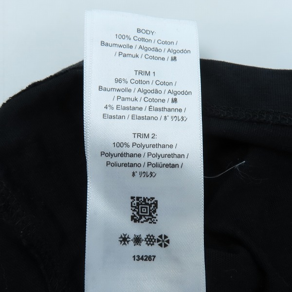 実際に弊社で買取させて頂いたRAF SIMONS×FRED PERRY/ラフシモンズ×フレッドペリー 胸ロゴ 半袖Tシャツ/38の画像 5枚目