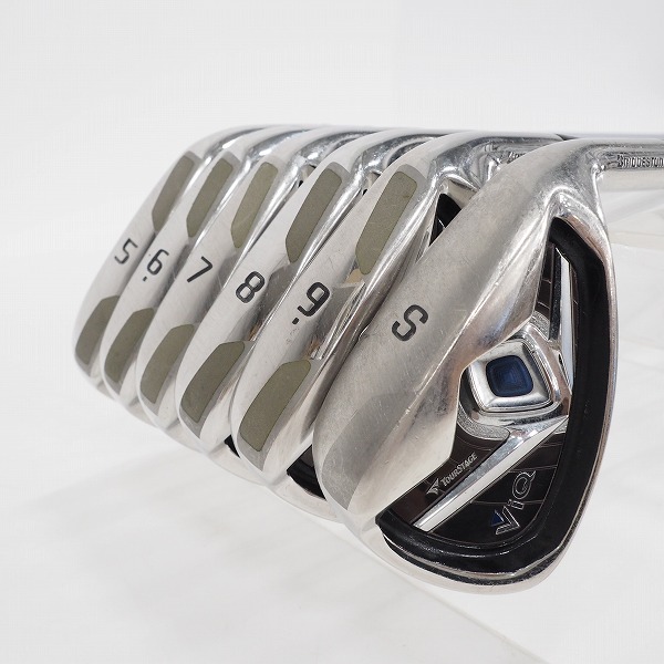 実際に弊社で買取させて頂いたBRIDGESTONE/ブリヂストン TOURSTAGE/ツアーステージ ViQ アイアン #5～9,,Sw 6本セット True Temper GS85 FLEX:R300