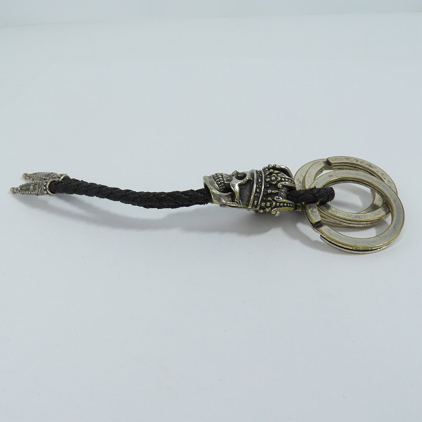 実際に弊社で買取させて頂いたJustin Davis/ジャスティンデイビス BBB011 スカル キーホルダーの画像 2枚目