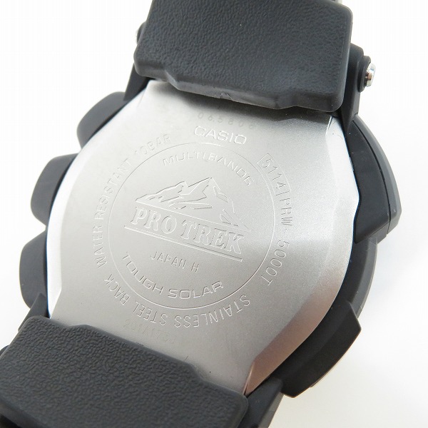 実際に弊社で買取させて頂いたCASIO/カシオ PROTREK/プロトレック タフソーラー/電波時計 PRW-5000T-7JFの画像 4枚目