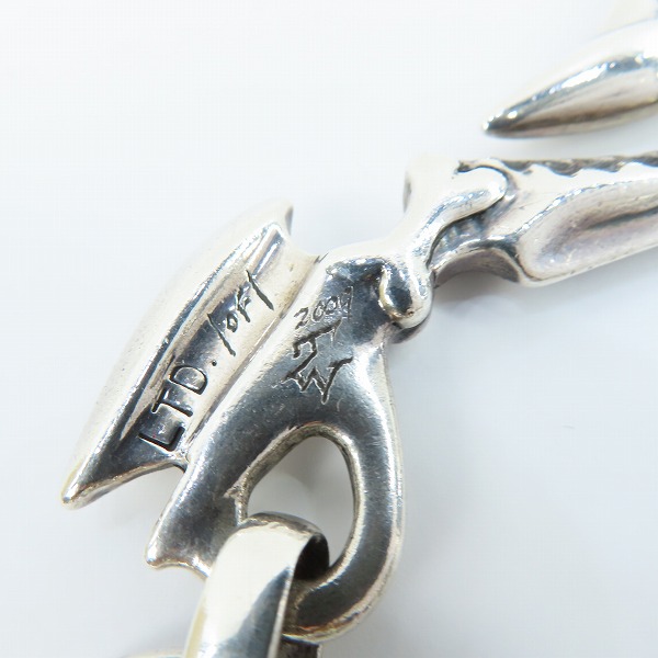 実際に弊社で買取させて頂いたTRAVIS WALKER/トラヴィスワーカー Hook 9 Meat links 2ガーゴイル ウォレットチェーン の画像 4枚目