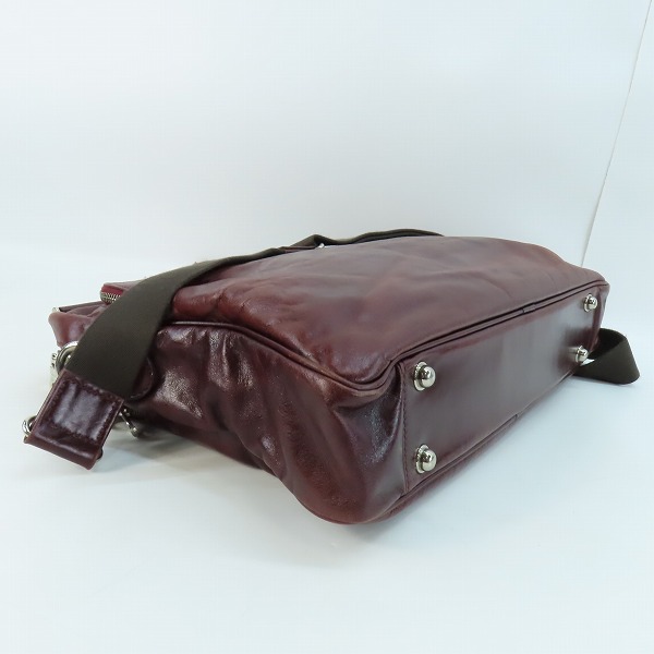 実際に弊社で買取させて頂いたOrobianco/オロビアンコ レザー ブリーフケース ビジネスバッグの画像 2枚目