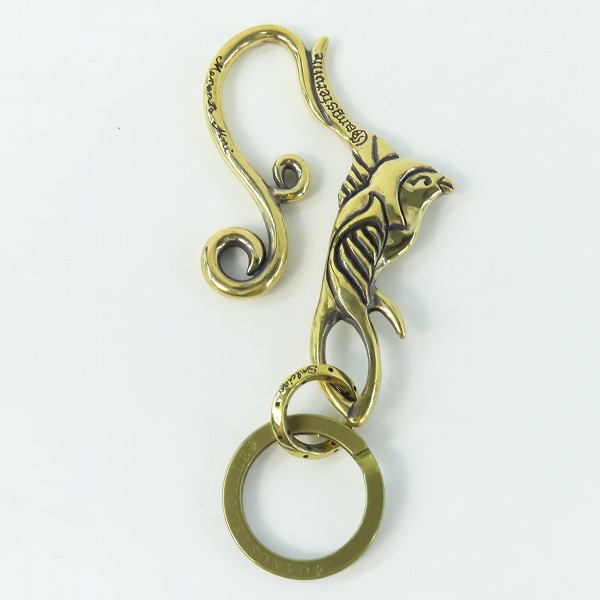 実際に弊社で買取させて頂いた(1)GANGSTERVILLE×Galcia/ギャングスタービル×ガルシア スワローキーホルダー ブラス/真鍮の画像 1枚目