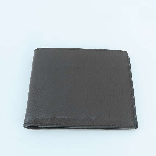 実際に弊社で買取させて頂いたBOTTEGA VENETA/ボッテガヴェネタ レザー二つ折り財布