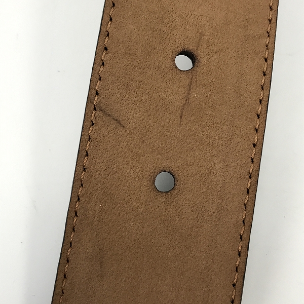 実際に弊社で買取させて頂いたCELINE/セリーヌ レザー ロゴ ベルトの画像 7枚目